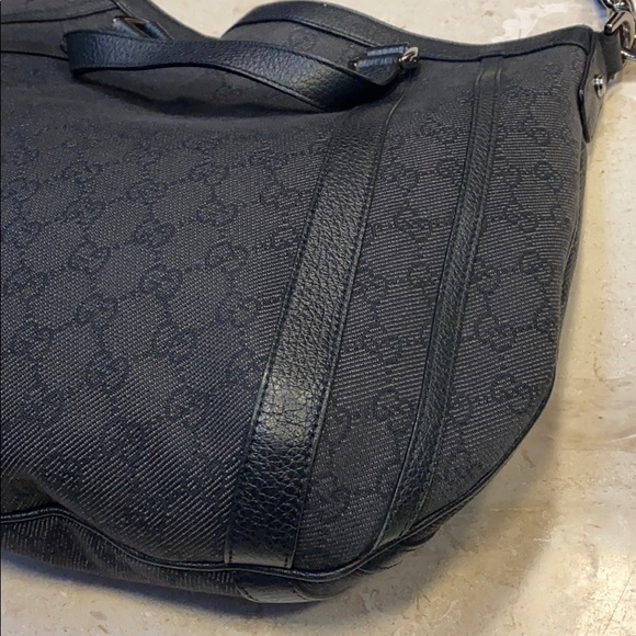 GUCCI
Blue navy GG Canvas Convertible Abbey Hobo - Picture 4 of 7